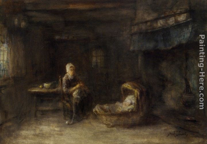 Jozef Israels The Quiet Moment